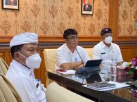 Walikota Paparkan Strategi One Health Kota Denpasar Saat Zoom Meeting Dengan WHO Wali Kota Denpasar
