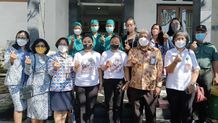 Sagung Antari Jaya Negara Kunjungi Faskes Pelayanan KB Antari Jaya Negara