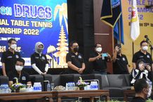 Wawali Arya Wibawa Hadiri Smash On Drugs International Table Tennis Championship 2022 Wawali Arya Wibawa