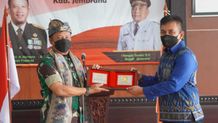Wabup Ipat Terima Kunjungan Dirsismet Pusterad TNI TNI