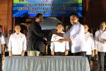 Pengurus KONI Jembrana Resmi Dilantik, Targetkan Naik Peringkat di Porprov Bali XV KONI Jembrana