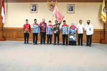 Bupati Giri Prasta Lepas 77 Jemaah Calon Haji Kabupaten Badung haji