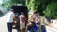 Bandel, 9 PKL Ditertibkan Satpol PP PKL