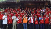 Wabup Ipat Buka Diklat PMR Wira Satuan Inti Angkatan Pertama PMI Jembrana PMI Jembrana