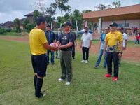 Dandim Buka Liga Santri PSSI 2022 di Wilayah Kodim 1619/Tabanan PSSI