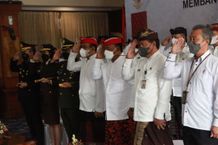 Jaya Negara Ikuti Apel Peringatan Hari Lahir Pancasila Bersama Forkopimda Denpasar Hari Lahir Pancasila
