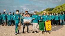 Bentuk Kepedulian Lingkungan, BI Bali Gelar Aksi Bersih Pantai Bersih Pantai