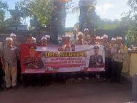 Sambut HUT Bhayangkara, Polsek Abiansemal Gelar Doa Bersama HUT Bhayangkara