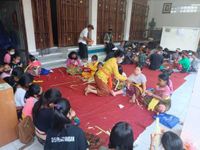 Tumbuhkan Pendidikan Karakter, Kelurahan Peguyangan Isi Liburan Sekolah Dengan Pasraman Kilat Kelurahan Peguyangan