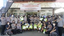 Sambut Hari Jadi Ke-74 Polwan RI, Polwan Polda Bali Laksanakan Bakkes dan Baksos Polwan