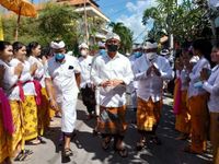 Jaya Negara Hadiri Karya Ngenteg Linggih Dan Pedudusan Alit Betara Begawan Penyarikan Banjar Uma Desa Peguyangan Kaja Jaya Negara