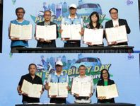 Dukung Ekosistem Kendaraan Listrik di RI, PLN Gandeng Produsen Kendaraan Listrik dan Grab Indonesia MoU PLN Kendaraan Listrik