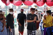 Bupati Tabanan Dukung Pelaksanaan Ngaben Massal Krama Desa Adat Gelogor Ngaben Massal