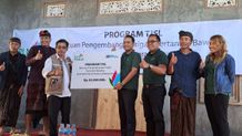 Sukseskan Program Electrifiying Agriculture, PLN Salurkan Bantuan Pengembangan Irigasi Pertanian Bawang di Desa Terunyan Bangli CSR PLN