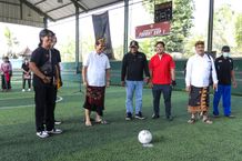 Sekda Adi Arnawa Buka Turnamen Futsal Porbat Cup I Sekda Adi Arnawa