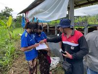 FKH Unud bersama Dinas Pertanian Kabupaten Klungkung Gelar Vaksinasi Penyakit Mulut dan Kuku fkh unud