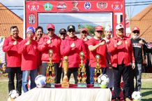 Buka Pumek Cup IV, Bupati Sanjaya Optimis Sepak Bola di Tabanan Kembali Menggeliat Pumek Cup IV,