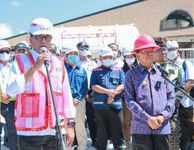 Gubernur Koster Dampingi Menhub Budi Karya Sumadi Tinjau Pembangunan Pelabuhan Sanur dan Terminal VVIP Bandara I Gusti Ngurah Rai Tinjau