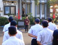 Bupati Suwirta Pimpin Apel Pagi Dinas Perhubungan Kabupaten Klungkung Apel Pagi