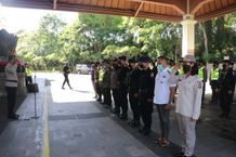 Siap Amankan DWG ke-3, Polda Bali Laksanakan Apel Gelar Kesiapan Ops Gapura Agung-VII 2022 Polda Bali