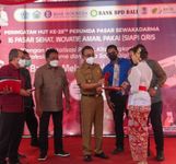 Serangkaian HUT Ke-28 Perumda Pasar Sewakadarma Kota Denpasar, Wali Kota Jaya Negara Launching Tiga Inovasi Berbasis Digital Wali Kota Denpasar