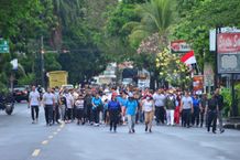 Jalan Sehat HUT Ke-127 Kota Negara Diikuti Ribuan Peserta Jembrana