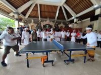Gelorakan Semangat Kemerdekaan, Wawali Agus Arya Wibawa Buka Kejuaraan Tenis Meja Pemogan Cup Denpasar