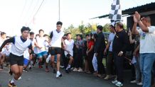 Ratusan Peserta Ikuti Lari 8 KM HUT Ke-127 Kota Negara Jembrana