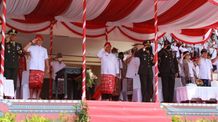 Upacara Peringatan Kemerdekaan RI, Bupati Tamba Ajak Jaga NKRI Jembrana