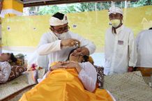 Wali Kota Jaya Negara ‘Ngayah’ Nyangging, Rangkaian Karya Atma Wedana Desa Adat Kesiman Denpasar