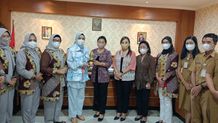 Bunda Paud Sagung Antari Jaya Negara Terima Kunjungan Bunda Paud Lubuk Linggau Denpasar