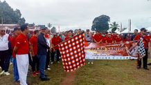 Wabup Diar Lepas Jalan Santai Berhadiah Wabup Diar