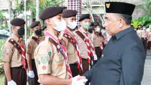 Bupati Tamba Lepas Kontingen Jambore Nasional Pramuka Jembrana Jambore Nasional Pramuka