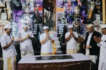 Bupati Giri Prasta Hadiri Karya Mamungkah di Pura Penataran Dalem Tegal Besung, Banjaran Badung
