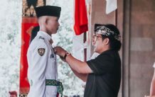 Bupati Giri Prasta Kukuhkan Paskibraka Badung 2022 Badung