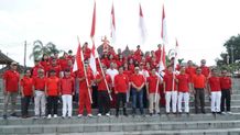 Semarak HUT Ke-77 RI, Bupati Sedana Arta Serahkan Bendera Merah Putih Kepada Camat se-Bangli Bendera Merah Putih