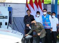 Sambut Puncak Acara Presidensi G20, Wapres Ma’ruf Amin Tinjau Kesiapan SPKLU PLN SPKLU