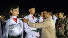 Bupati Sedana Arta Kukuhkan Paskibraka Kabupaten Bangli Tahun 2022 Paskibraka