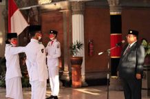 Bupati Buleleng Kukuhkan Anggota Paskibraka 2022 Paskibraka
