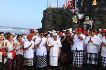 Perayaan Rahina Tumpek Uye, Upacara Segara Kerthi Dipusatkan di Pantai Yeh Gangga Tabanan Tabanan