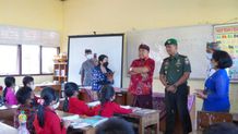 Tahun Depan, Bupati Tamba Pastikan SDN 4 Melaya Direhab SDN 4 Melaya
