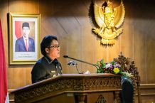 Bupati Giri Prasta Sampaikan Rancangan KUA-PPAS Tahun Anggaran 2023, Rancang Pendapatan Daerah Sebesar 3,8 Triliun Bupati Giri Prasta
