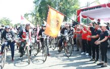 Meriah Penuh Nuansa Merah Putih, Lomba Sepeda Hias Semarakkan HUT Ke-77 Kemerdekaan RI di Tabanan Lomba Sepeda Hias