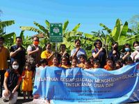 FIB Unud Gandeng BPBD Gelar Pengabdian Kesiapsiagaan Menghadapi Bencana Untuk Anak Usia Dini fib unud