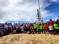 FKP Unud Rayakan Hari Konservasi Alam di Pantai Pandawa Melalui Penanaman 1.000 Terumbu Karang fkp unud