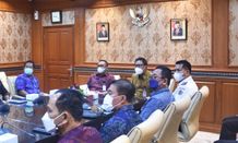 Wali Kota Jaya Negara dan Wawali Arya Wibawa Ikuti Rakornas Pengendalian Inflasi Rakornas Inflasi