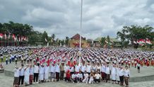 Pecahkan Rekor Muri, Bupati Bangli Apresiasi Partisipasi Senam SKJ Pelajar di Kabupaten Bangli Bangli