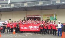 Pentingnya #Cari_Aman Berkendara Bawa Barang untuk Teknisi PT Telkom Akses Bali Barang