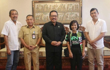 Wagub Cok Ace Sambut Baik Bali Tuan Rumah Gran Fondo New York (GFNY) Championship Asia Wagub Cok Ace
