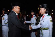 Bupati Mahayastra Kukuhkan Paskibraka Kabupaten Gianyar Paskibraka
